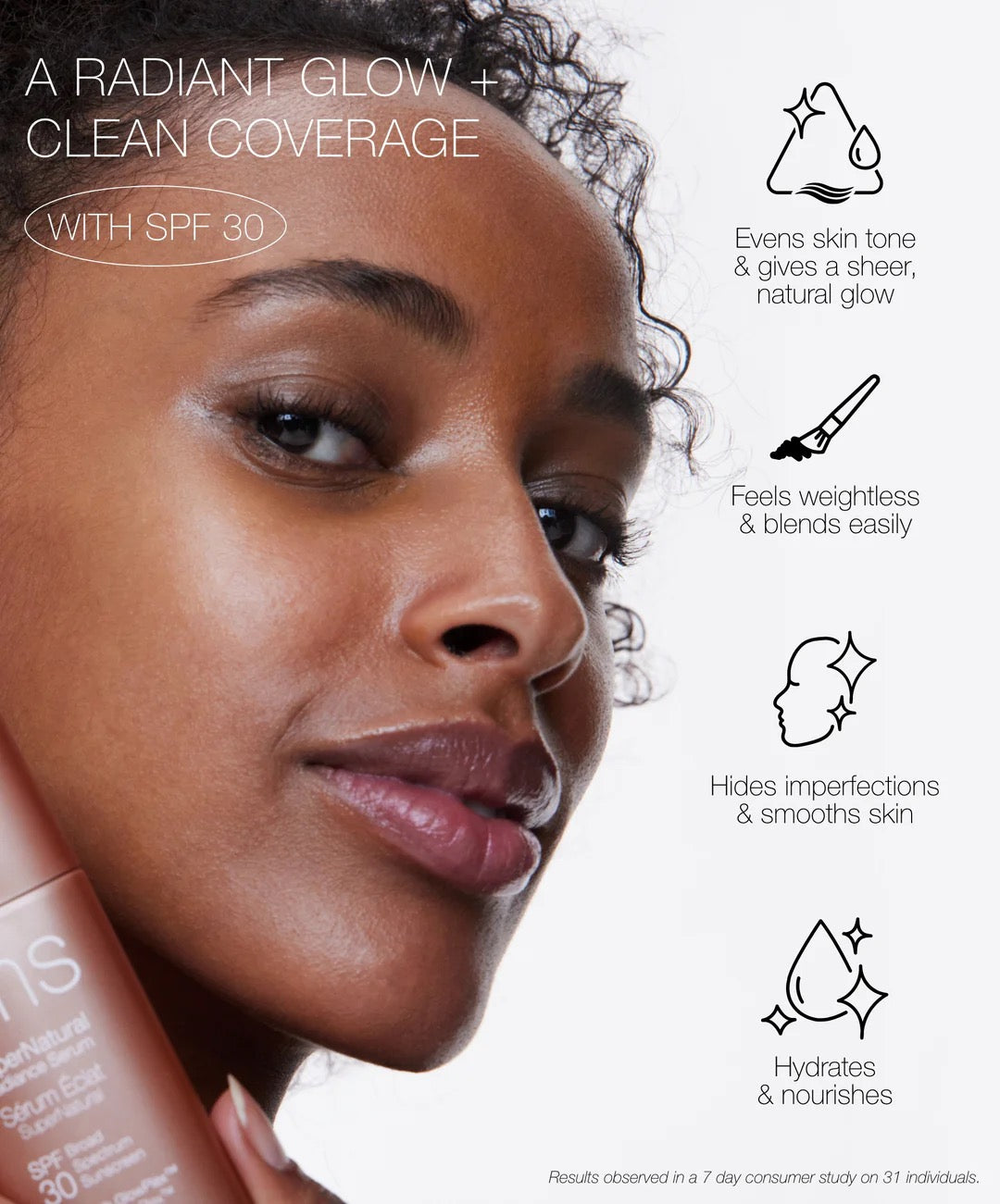 Supernatural Radiance Serum Broad Spectrum SPF 30 Sunscreen